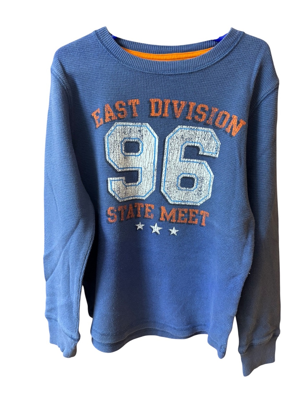 Jumping Beans Boys XL 7X Waffle Thermal Shirt East Division 96 EUC